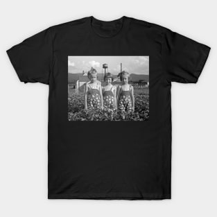 Farm Girls, 1939. Vintage Photo T-Shirt